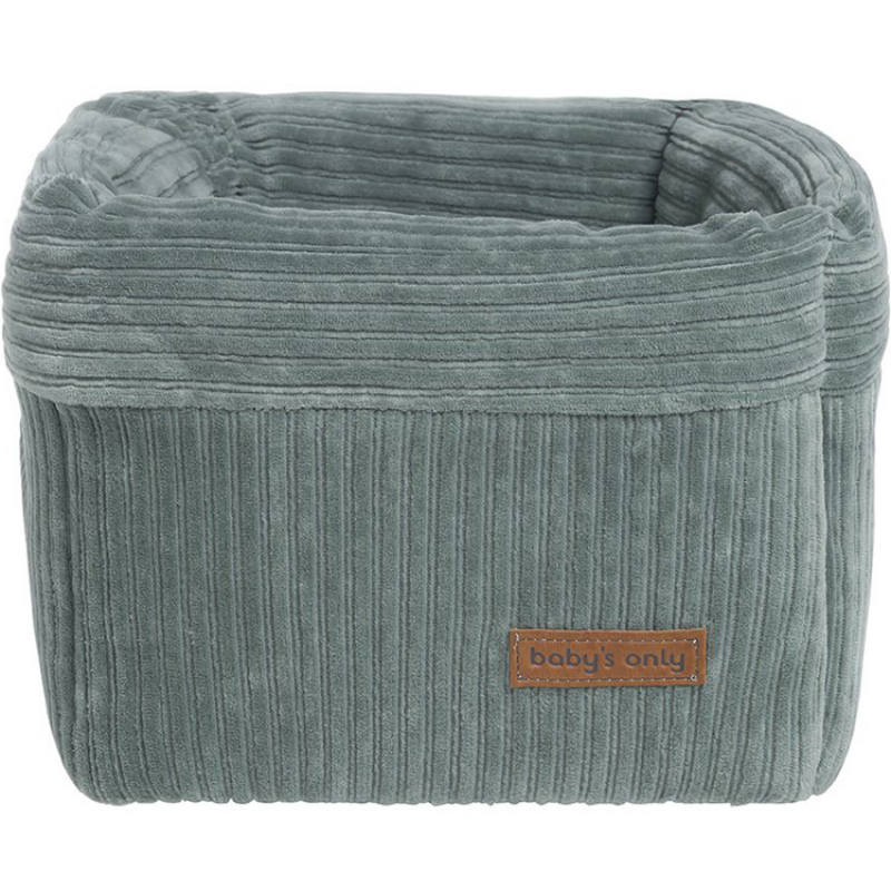 Panier de toilette Sense vert d'eau (18 x 18 cm) (Baby's Only) - Image 1