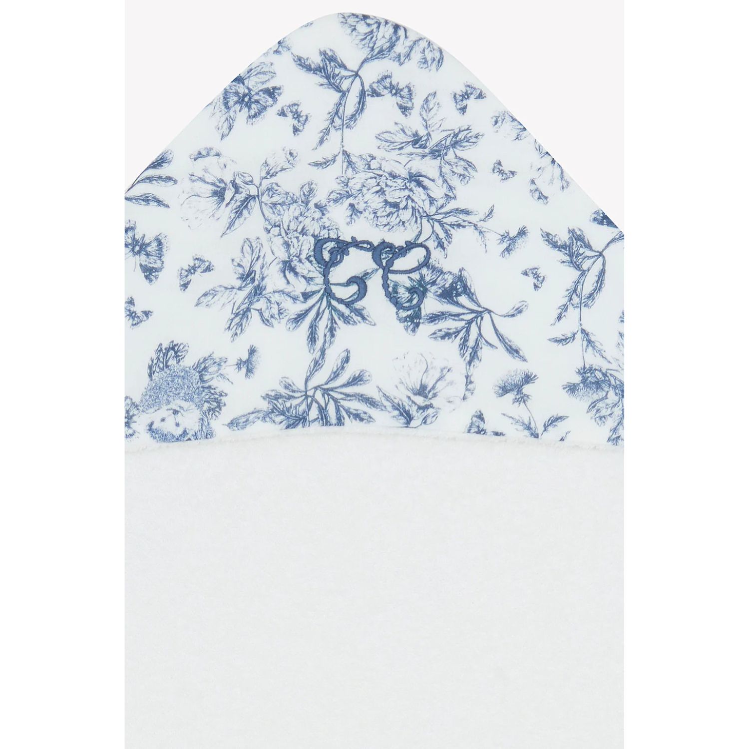 Cape de bain Toile de Jouy bleu (Tartine et Chocolat) - Image 1