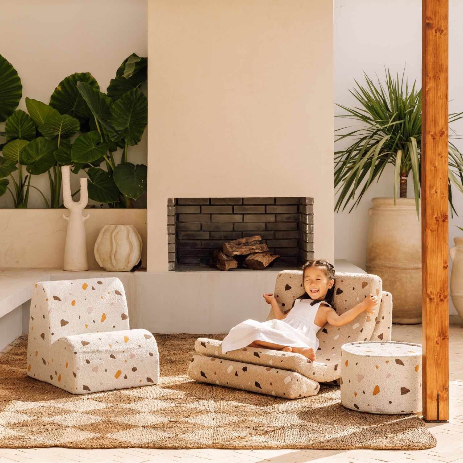 Fauteuil Moon Terrazzo Sand (Wigiwama) - Image 3