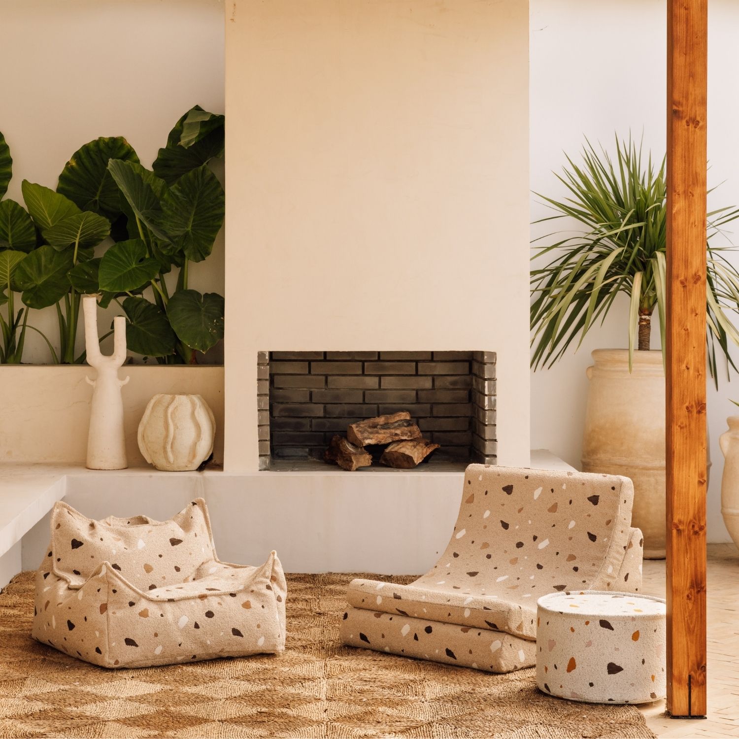Fauteuil Moon Terrazzo Sand (Wigiwama) - Image 4