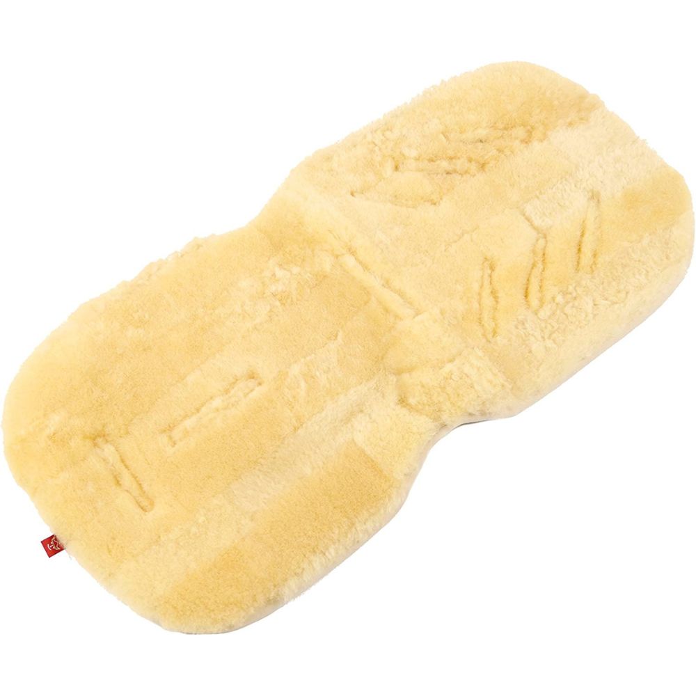 Assise en peau d'agneau pour poussette et siège auto Patchwork Nature (Kaiser) - Image 3