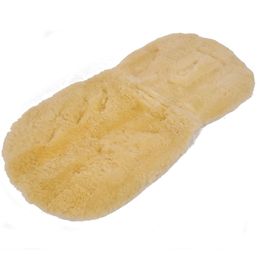 Assise en peau d'agneau pour poussette et siège auto Patchwork Nature (Kaiser) - Image 7