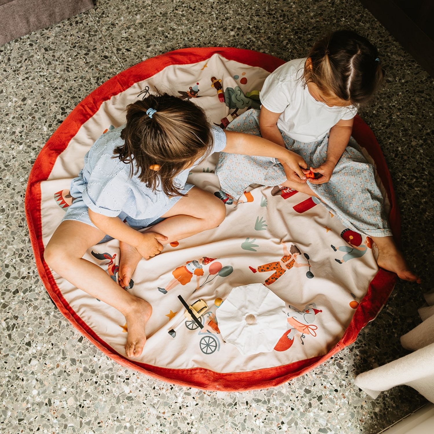 Sac à jouet 2 en 1 réversible Noomad Original Circus (Play&Go) - Image 2