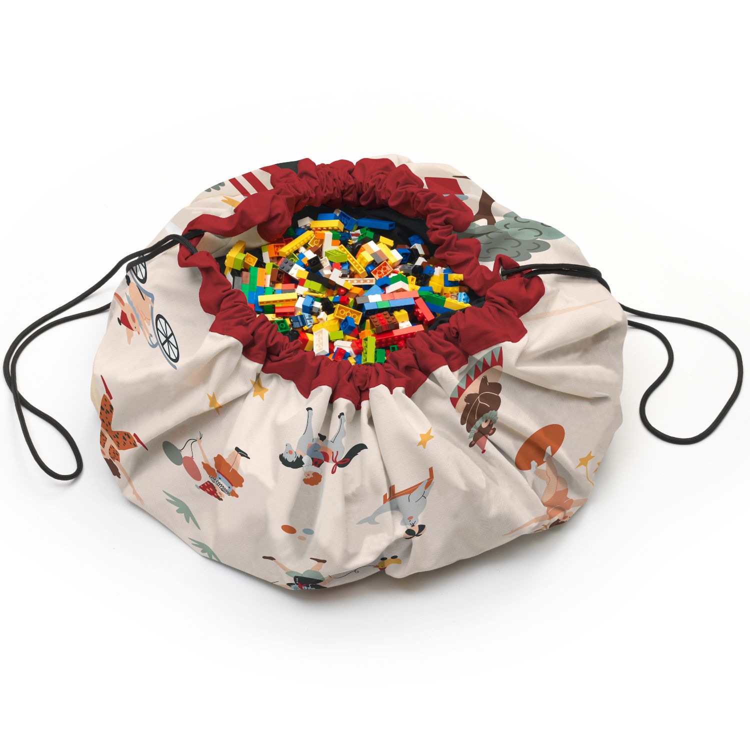 Sac à jouet 2 en 1 réversible Noomad Original Circus (Play&Go) - Image 5