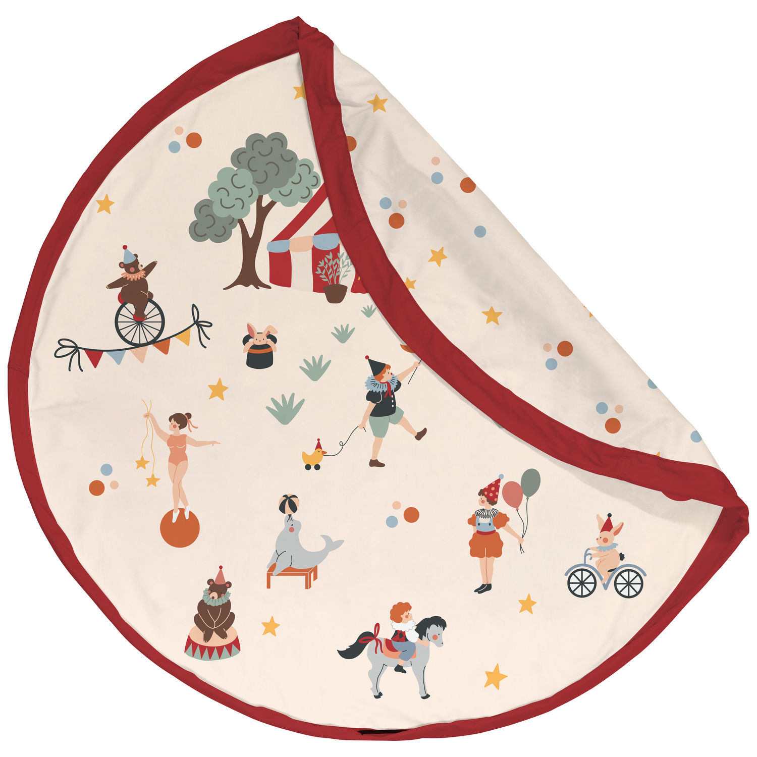 Sac à jouet 2 en 1 réversible Noomad Original Circus (Play&Go) - Image 6