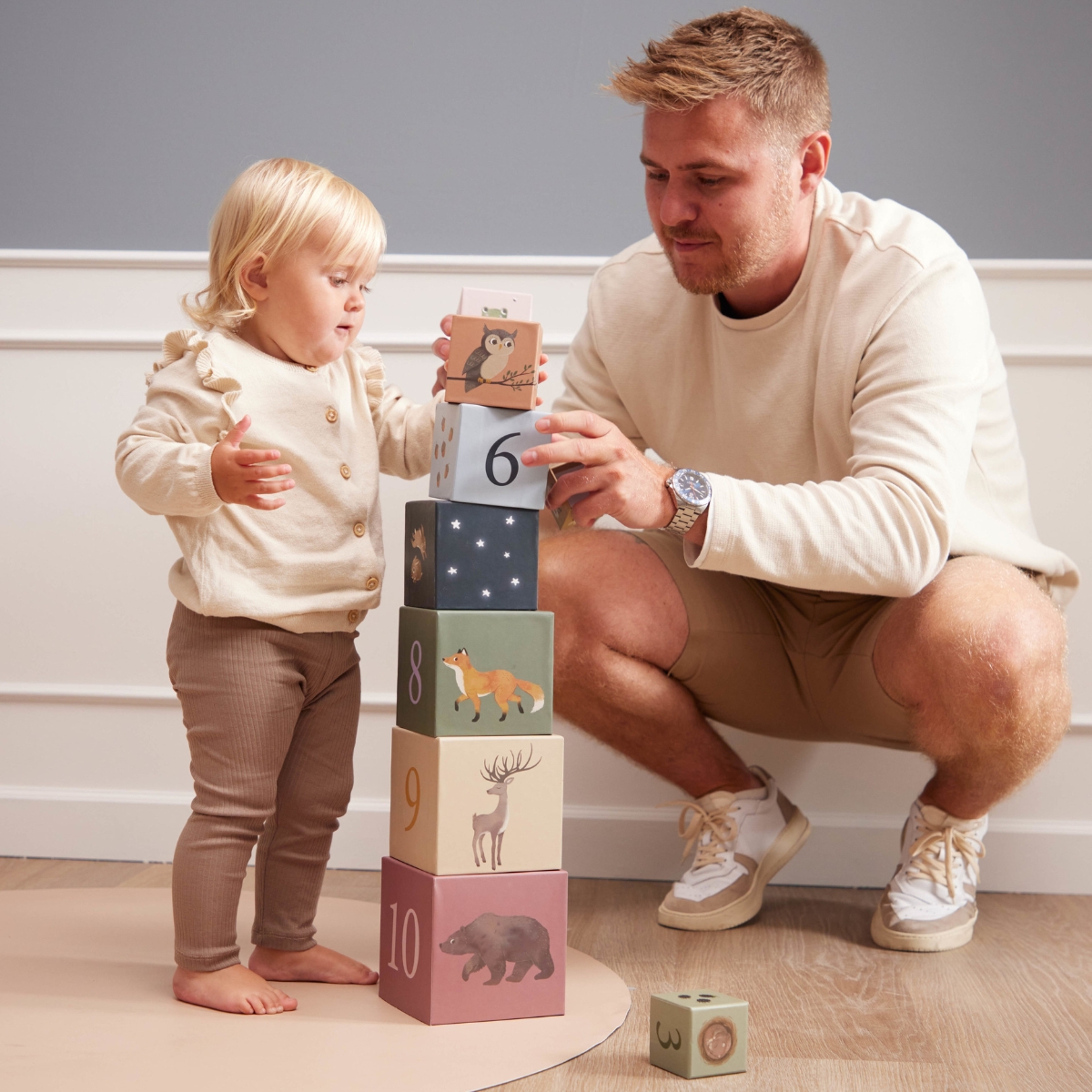 Cubes à empiler Animaux nordiques (Filibabba) - Image 2