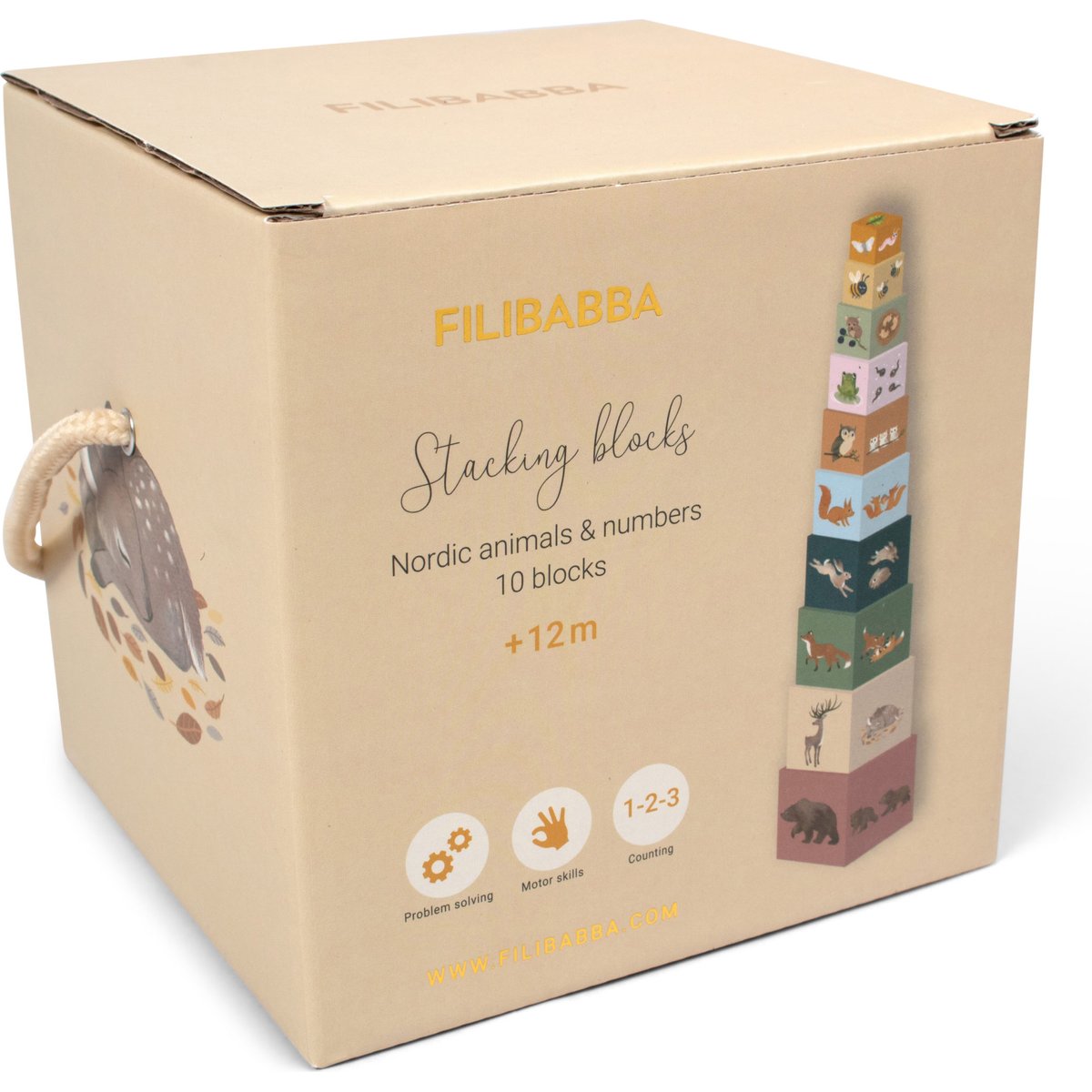 Cubes à empiler Animaux nordiques (Filibabba) - Image 9