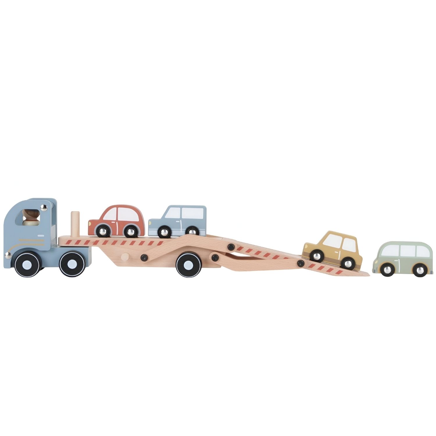 Camion porte-voiture en bois (Little Dutch) - Image 4