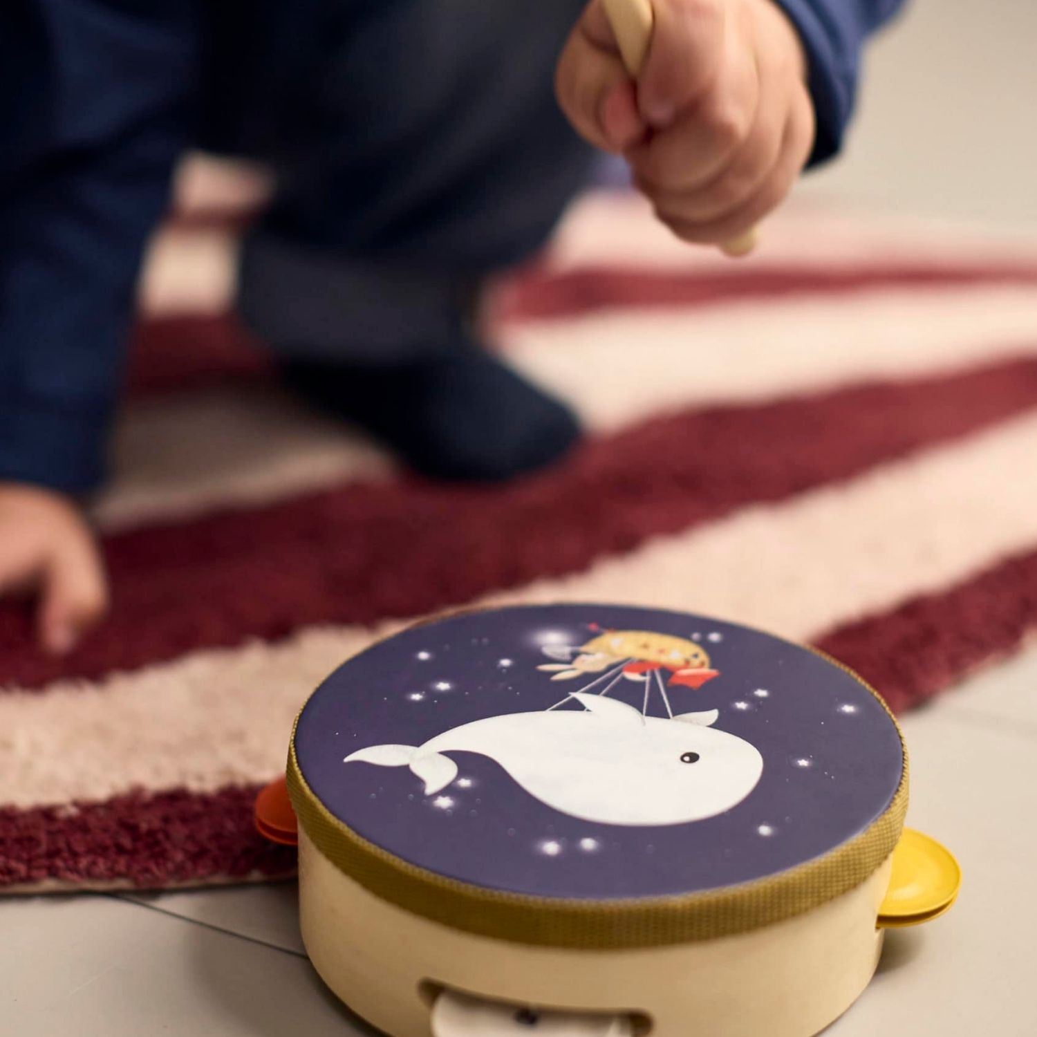 Valisette de jeu Mes premiers instruments de musique en bois (Filibabba) - Image 1