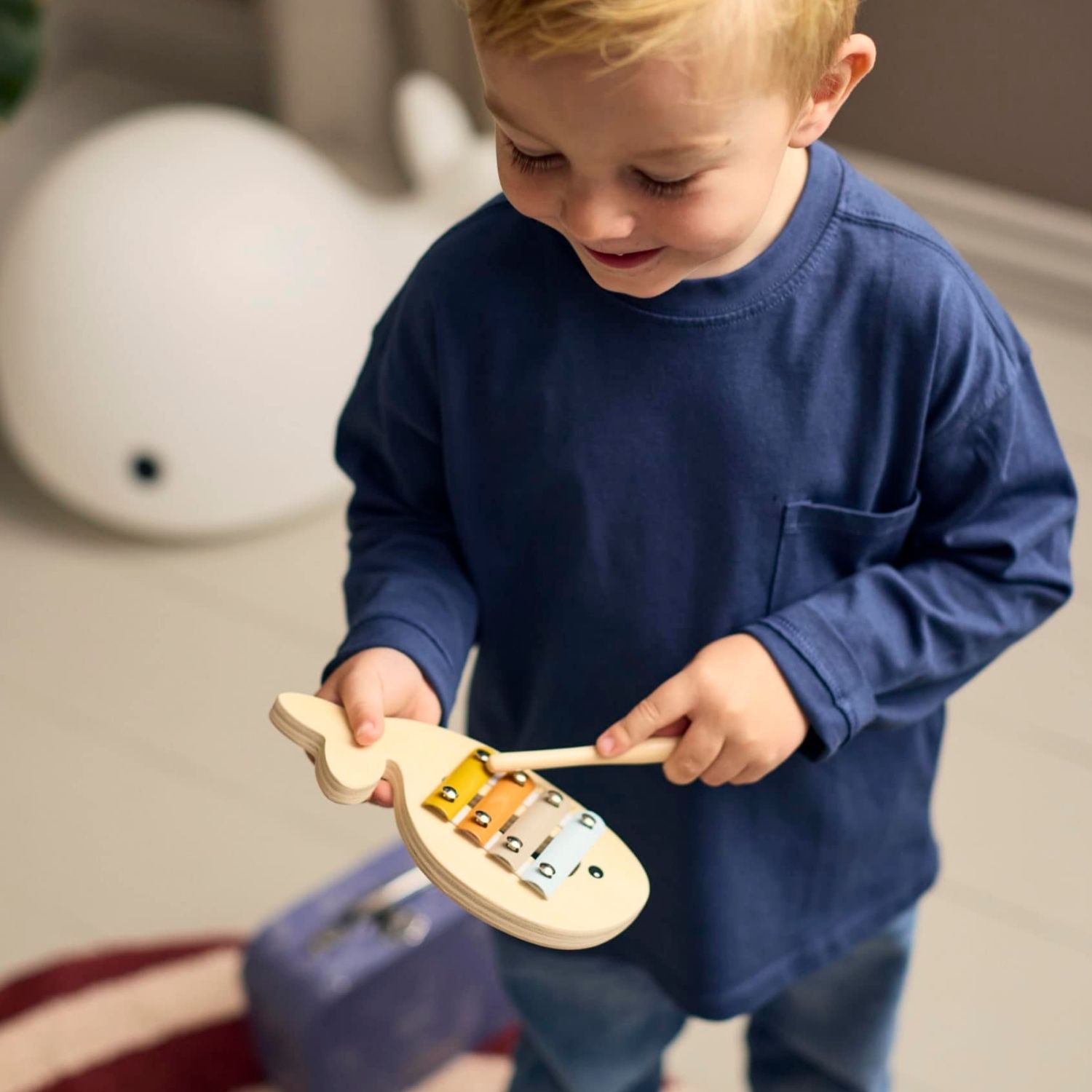 Valisette de jeu Mes premiers instruments de musique en bois (Filibabba) - Image 3