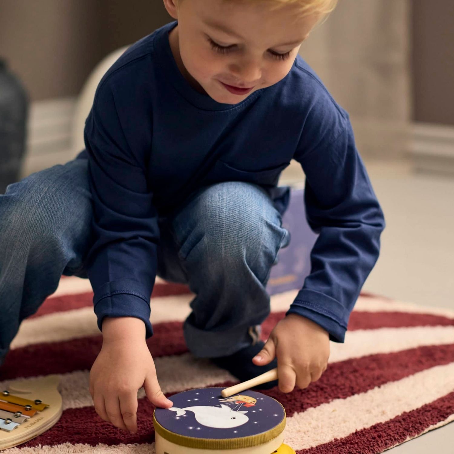 Valisette de jeu Mes premiers instruments de musique en bois (Filibabba) - Image 5