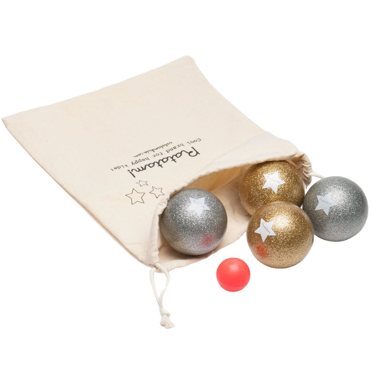 Jeux de boules Argent et Or (4 pièces)