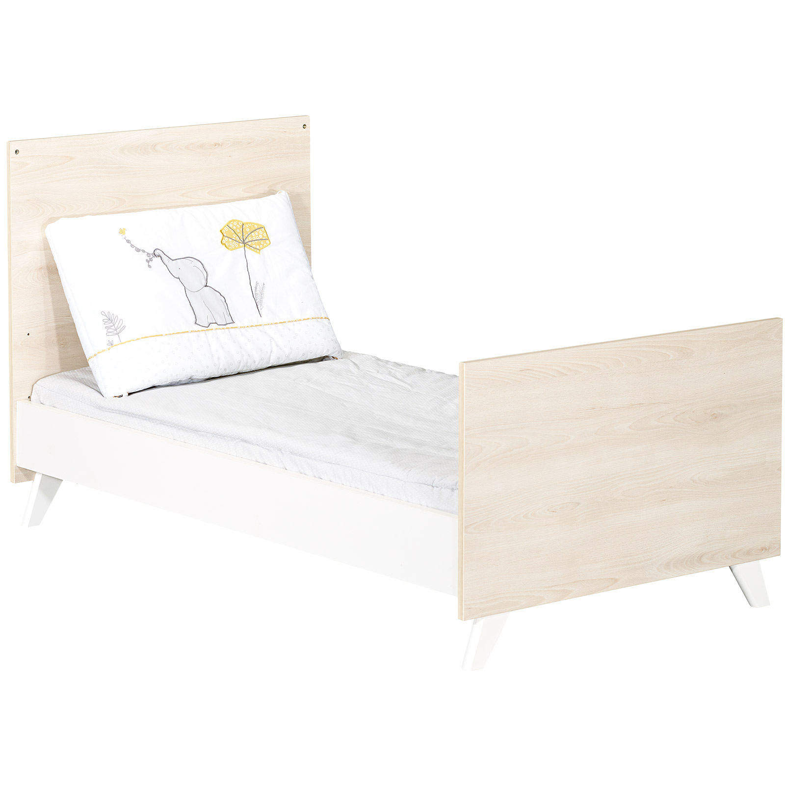 Pack duo Scandi naturel lit bébé évolutif et commode à langer (Baby Price) - Image 3