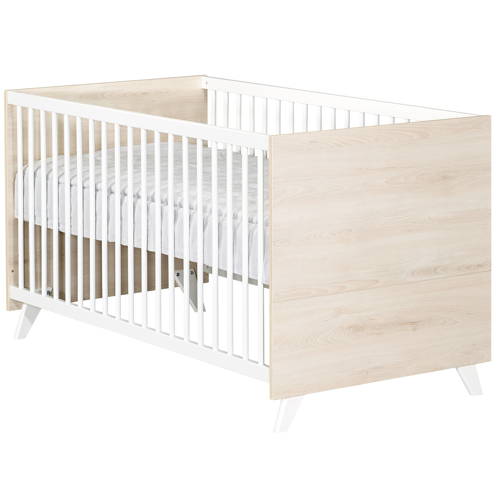 Pack duo Scandi naturel lit bébé évolutif et commode à langer (Baby Price) - Image 4