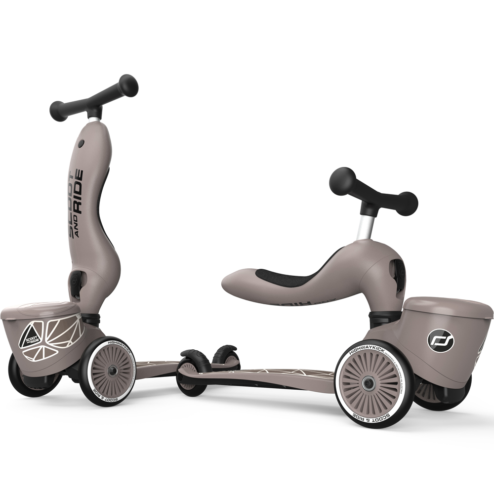 Scoot And Ride - Trottinette évolutive 2 en 1 Highwaykick 1 lignes taupe