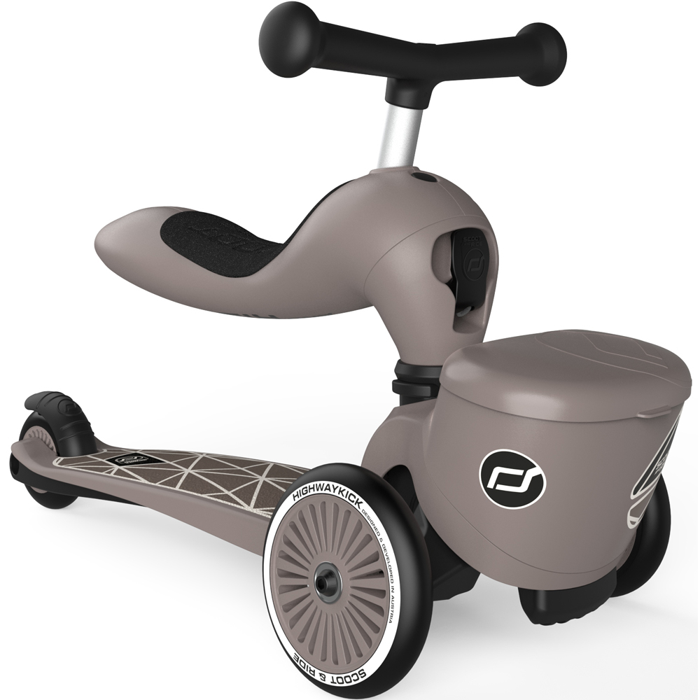 Trottinette évolutive 2 en 1 Highwaykick 1 lignes taupe (Scoot And Ride) - Image 2