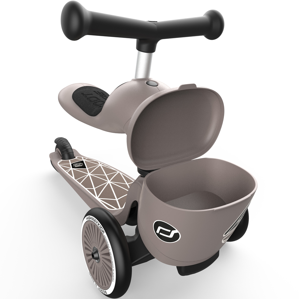 Trottinette évolutive 2 en 1 Highwaykick 1 lignes taupe (Scoot And Ride) - Image 8
