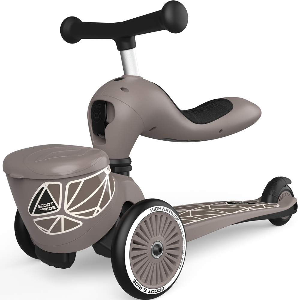 Trottinette évolutive 2 en 1 Highwaykick 1 lignes taupe (Scoot And Ride) - Image 3
