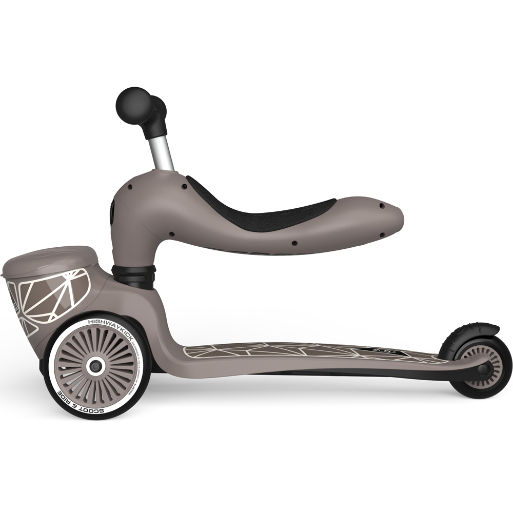 Trottinette évolutive 2 en 1 Highwaykick 1 lignes taupe (Scoot And Ride) - Image 4