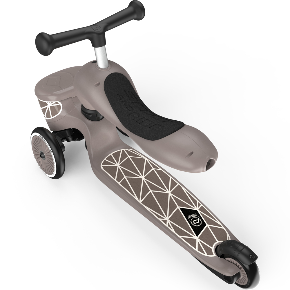 Trottinette évolutive 2 en 1 Highwaykick 1 lignes taupe (Scoot And Ride) - Image 5