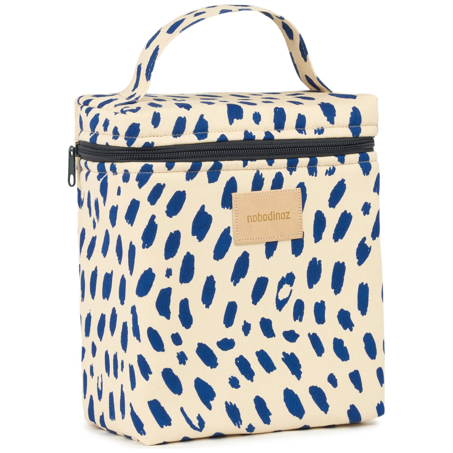 Nobodinoz - Sac isotherme pour biberon et déjeuner Hyde Park Leonie Blue (4 L)