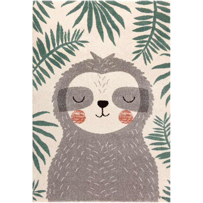 Tapis rectangulaire paresseux Akiko (120 x 170 cm) (Nattiot) - Image 1