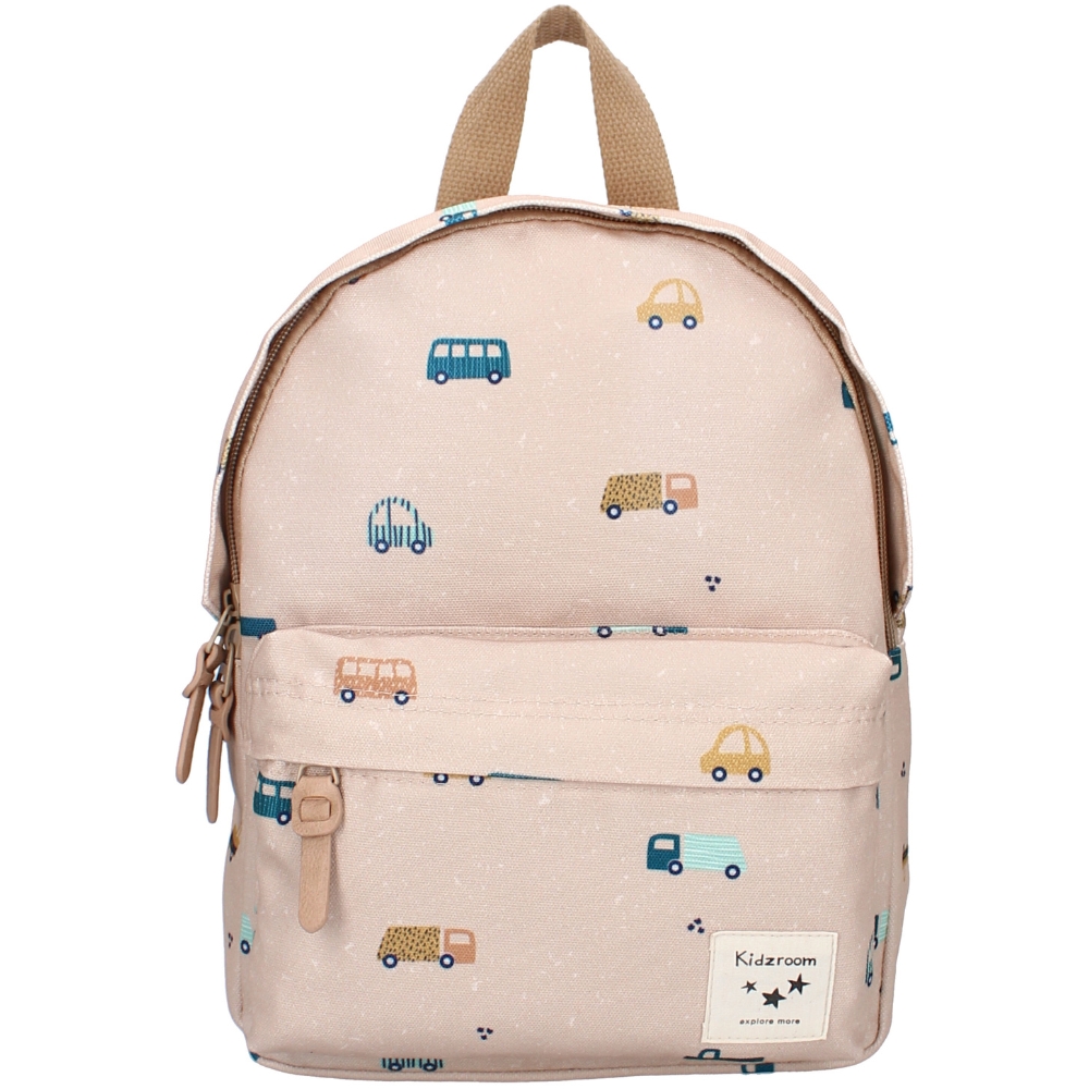 Sac à dos enfant Sweet Cuddles Voitures beige (31 cm) (Kidzroom) - Image 1