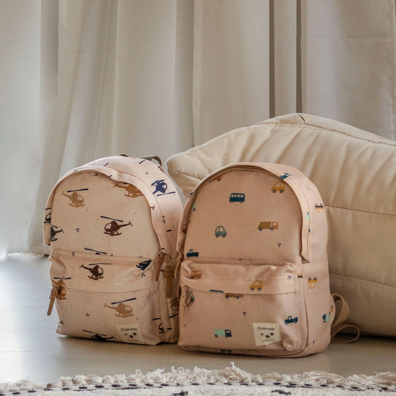 Sac à dos enfant Sweet Cuddles Voitures beige (31 cm) (Kidzroom) - Image 3
