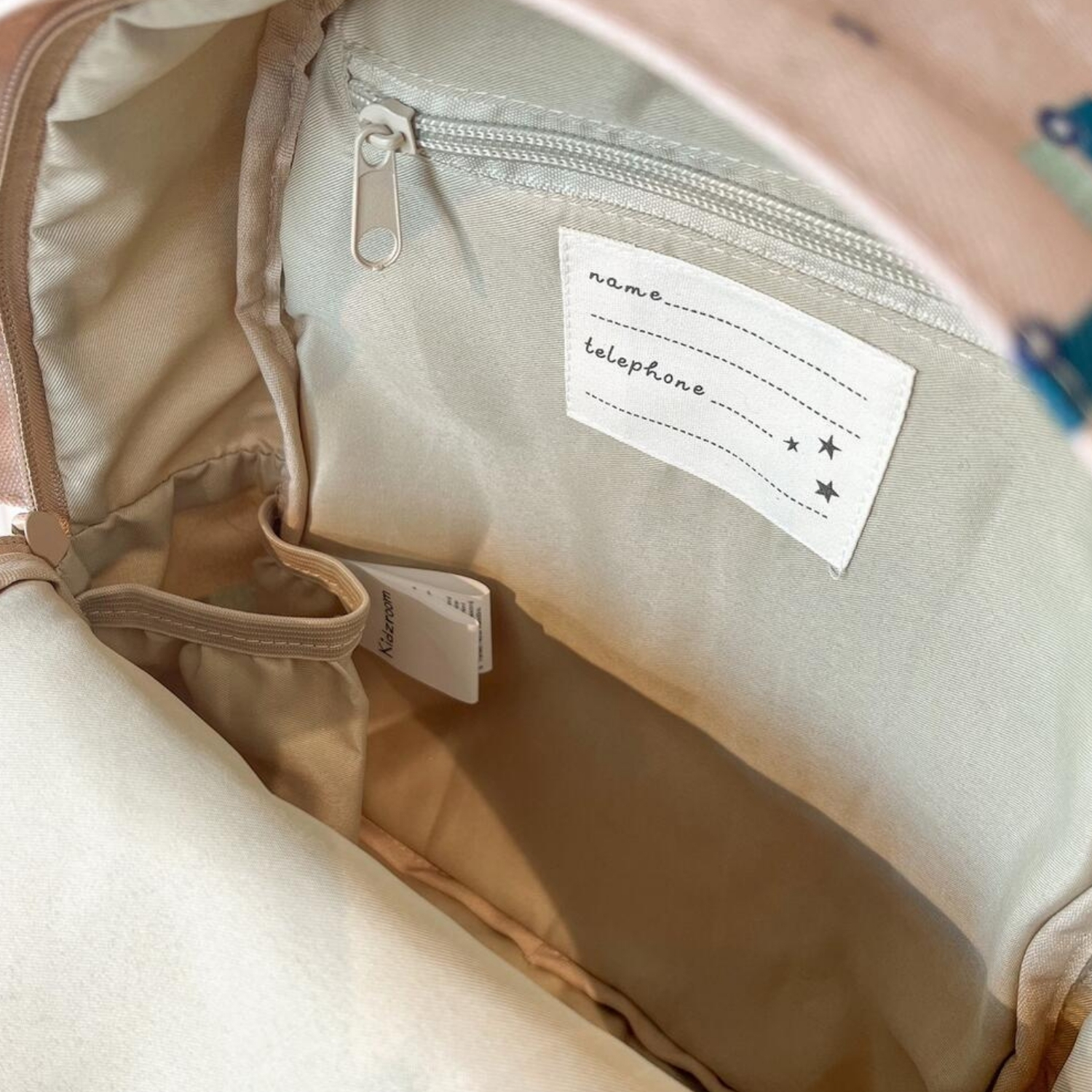 Sac à dos enfant Sweet Cuddles Voitures beige (31 cm) (Kidzroom) - Image 7