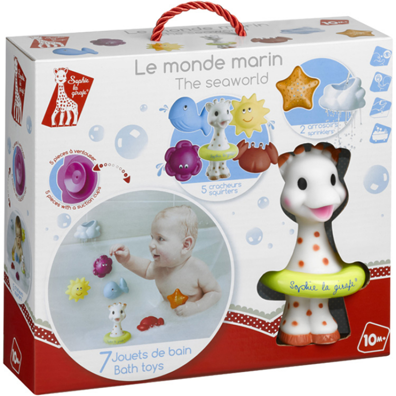 Jouet de bain Le monde marin Fresh Touch (7 pièces) (Sophie la girafe) - Image 3