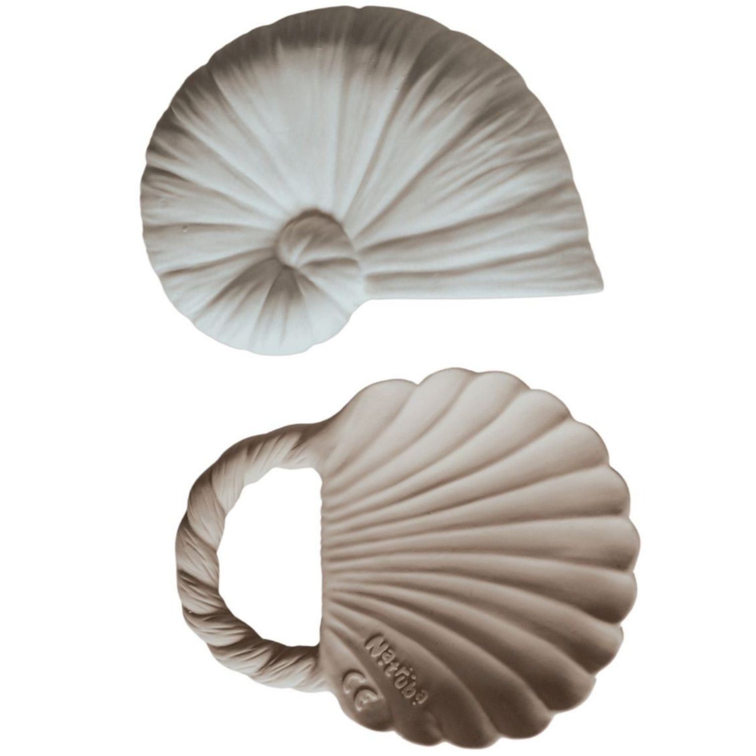 Natruba - Lot de 2 jouets de dentition Ocean and Shell
