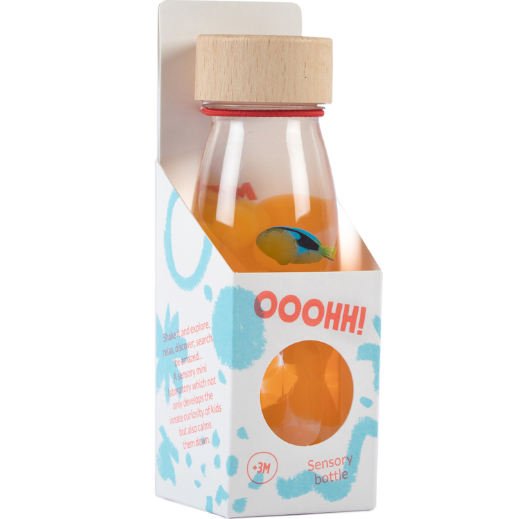 Bouteille sensorielle Sound Poisson chirurgien bleu (Petit Boum) - Image 4