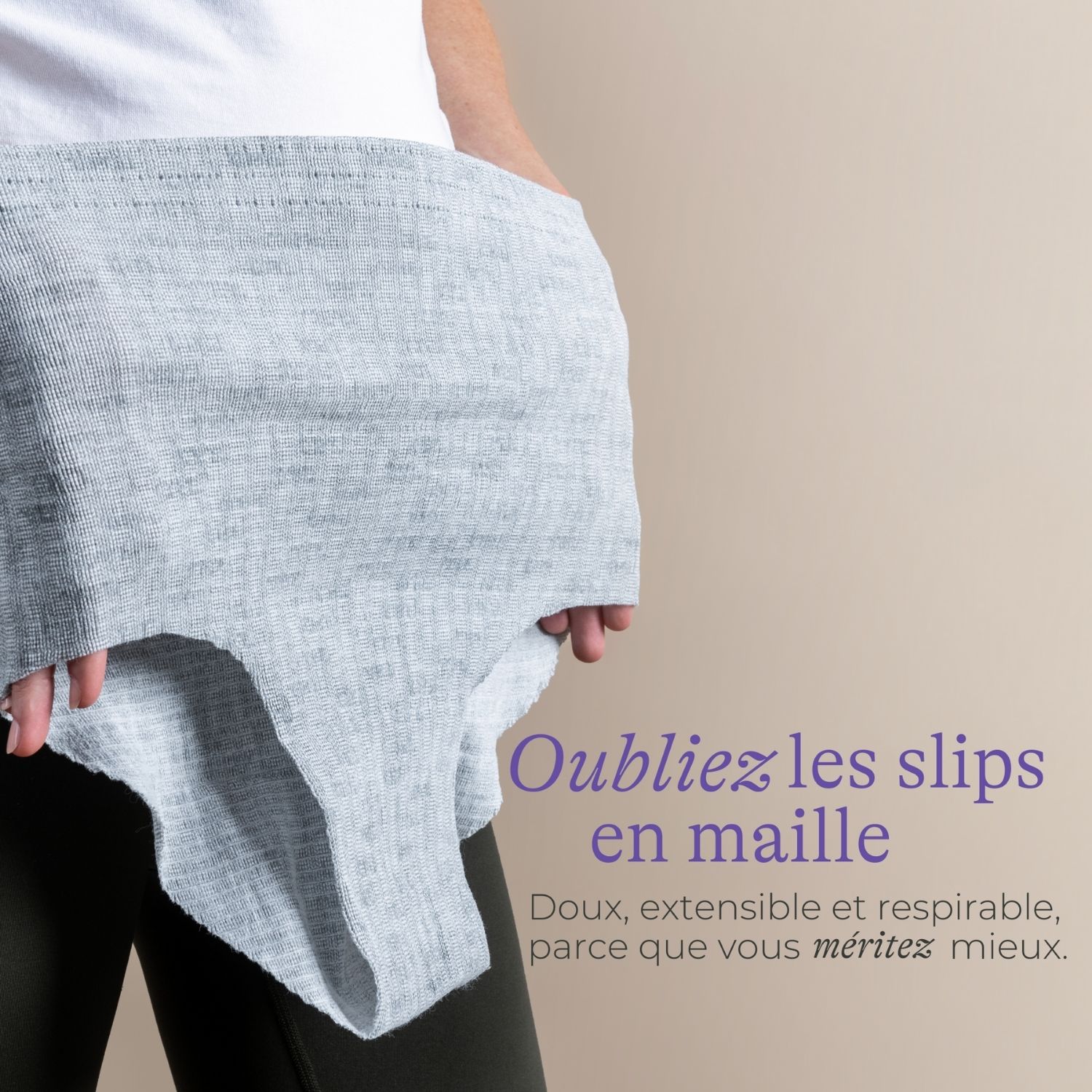 Lot de 4 slips filets de maternité lavables (Lansinoh) - Image 4