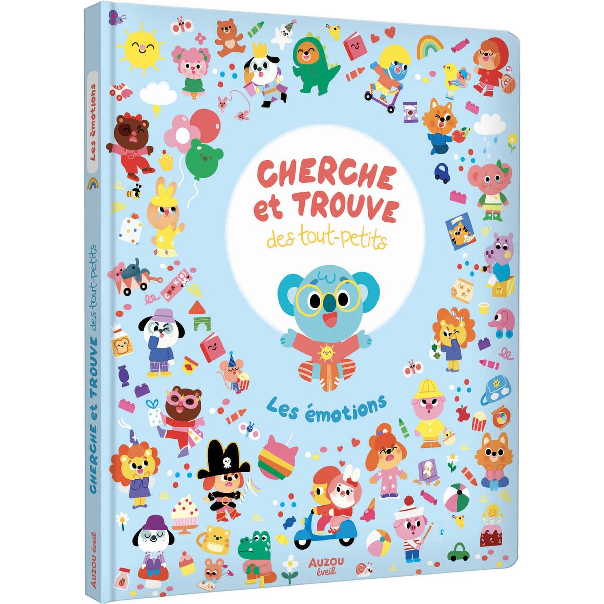 Auzou Editions - Livre Cherche et trouve des tout-petits - Les émotions
