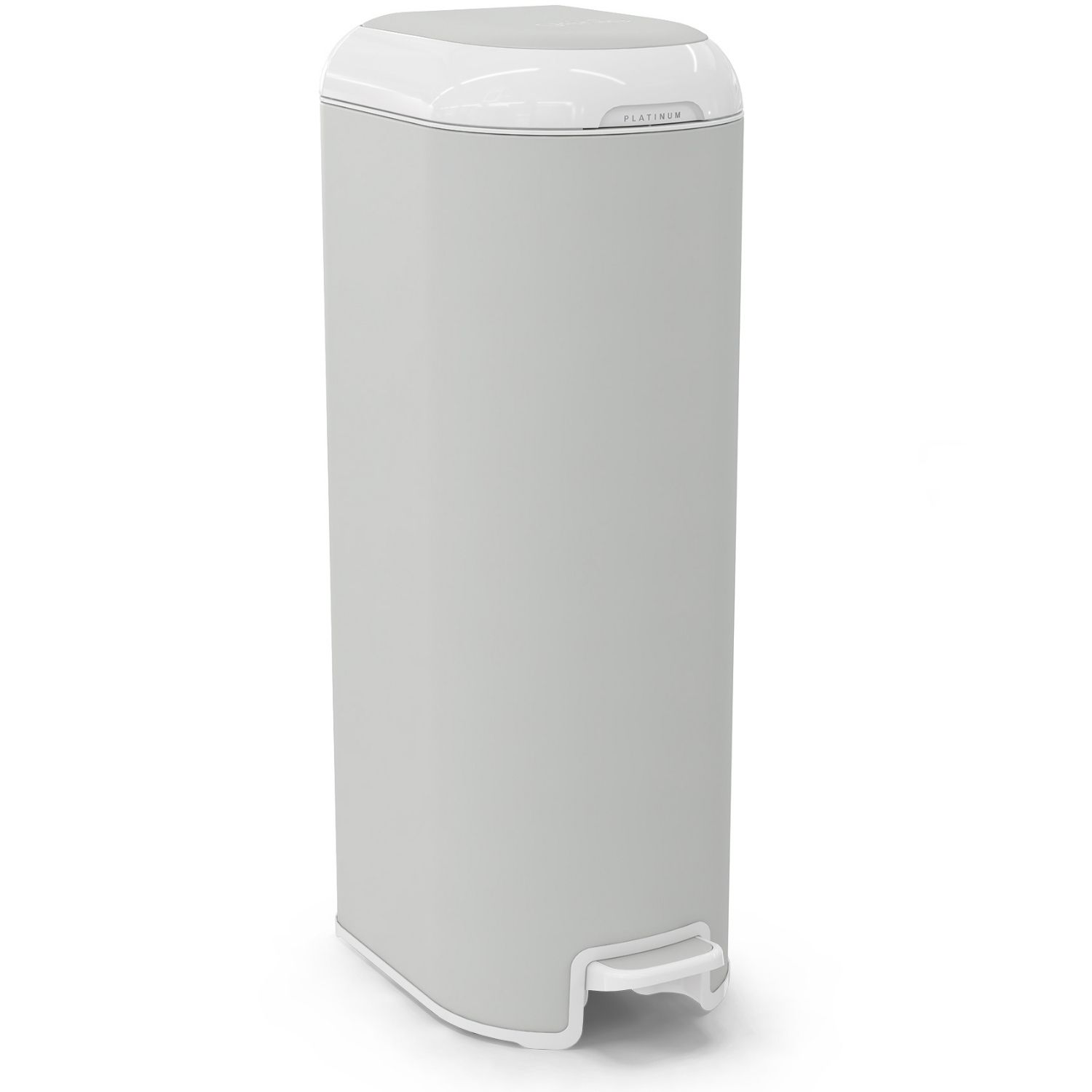Diaper Genie - Poubelle à couches Platinium Grise avec recharge