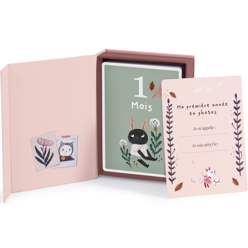 Cartes étapes Mes 12 premiers mois Après la pluie (30 cartes) (Moulin Roty) - Image 3