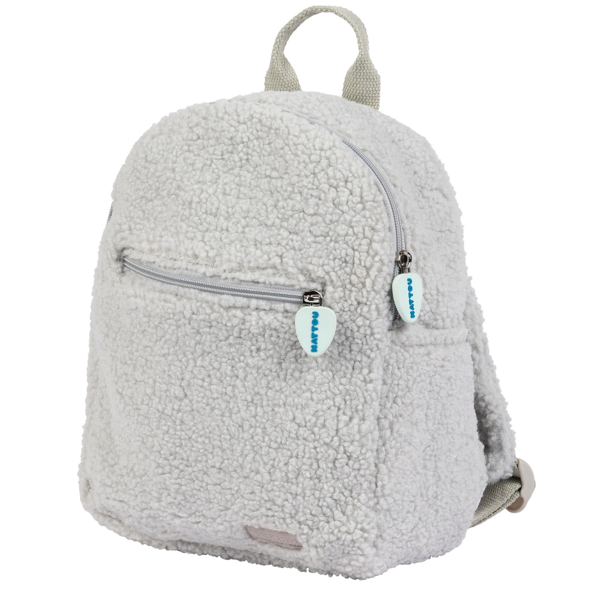Nattou - Sac à dos bébé Teddy Lapidou gris