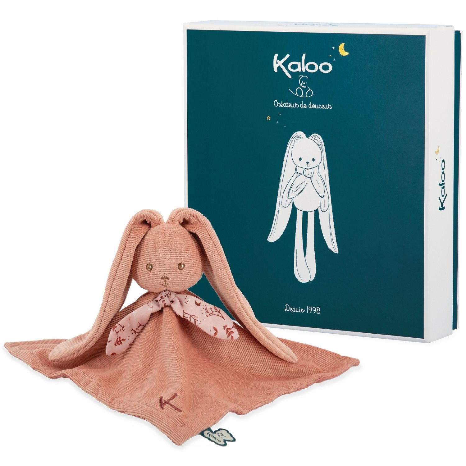 Doudou plat Lapinoo terracotta (Kaloo) - Image 2