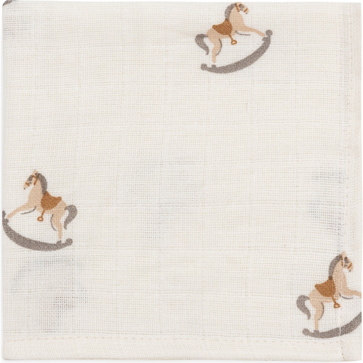 Lot de 3 mini langes en gaze de coton Nostalgic Ride (31 x 31 cm) (Jollein) - Image 6