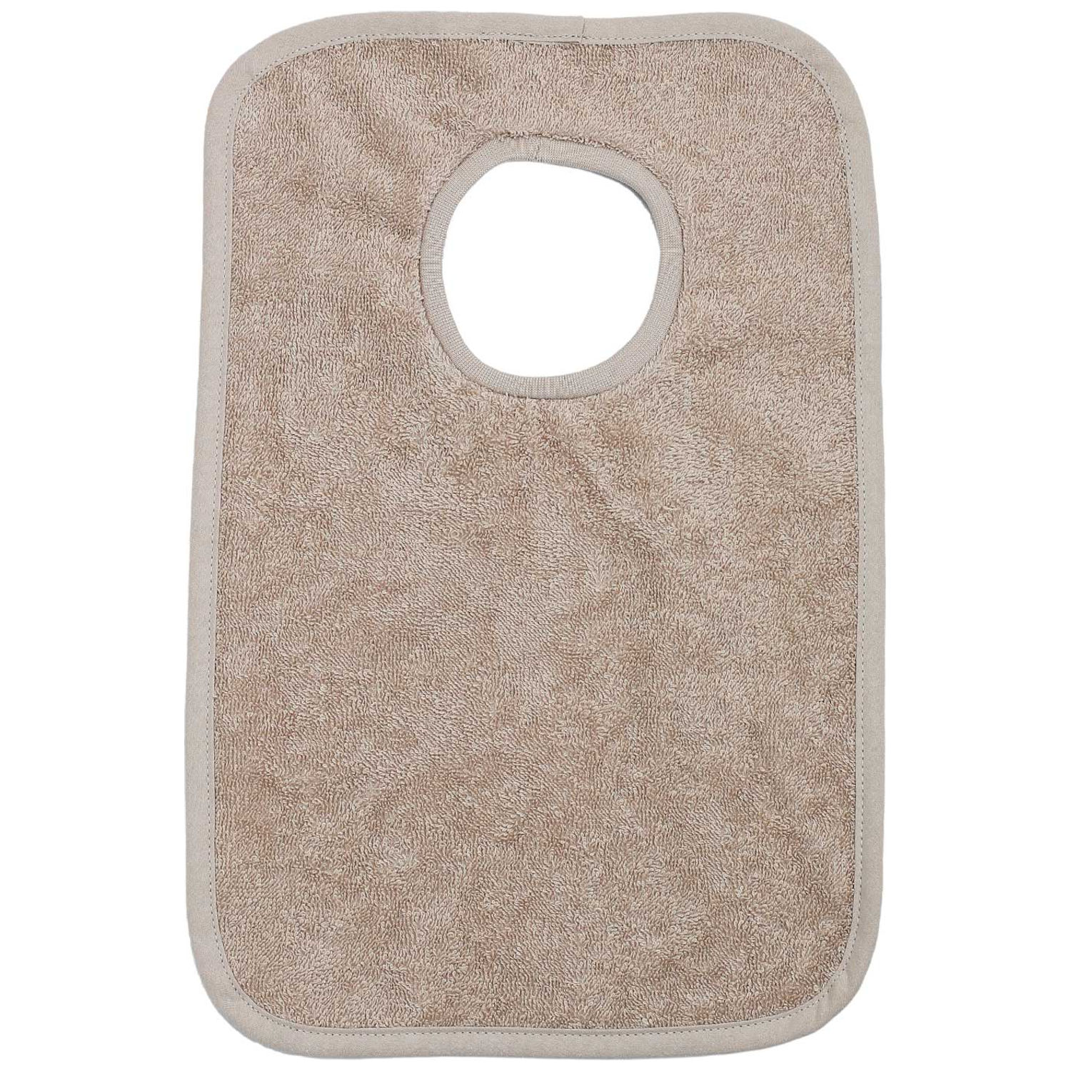 Bavoir passe tête en éponge Sable