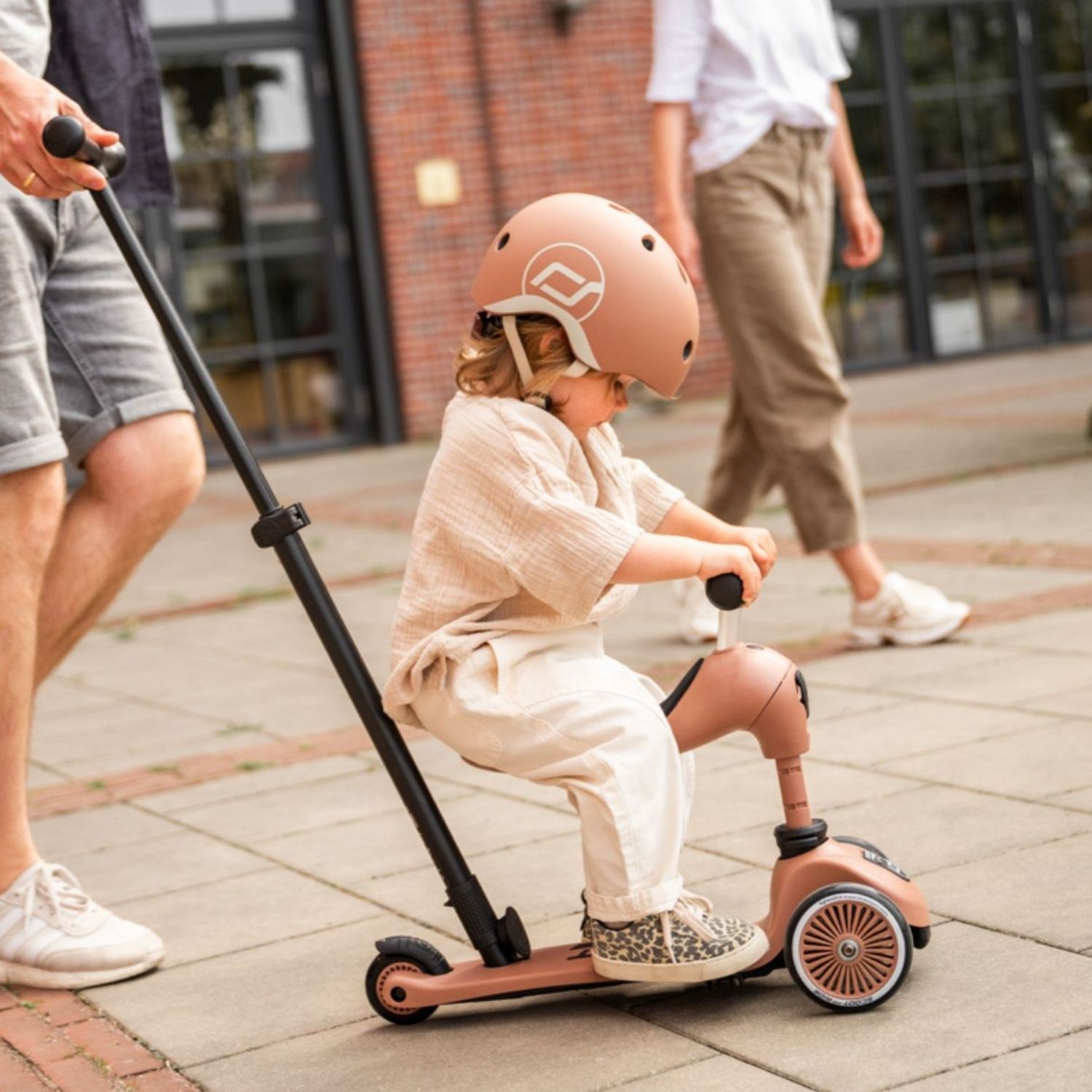 Scoot And Ride - Porteur évolutif Highwaykick 1 Push and Go Mocha