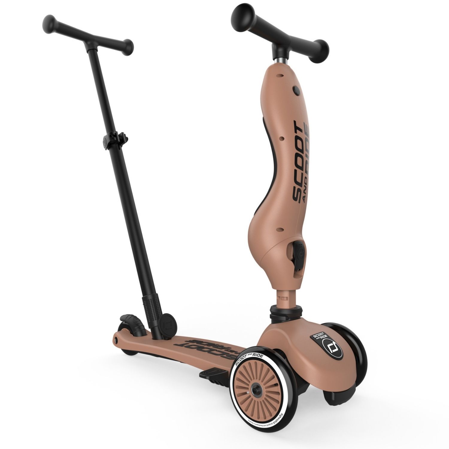 Porteur évolutif Highwaykick 1 Push and Go Mocha (Scoot And Ride) - Image 5