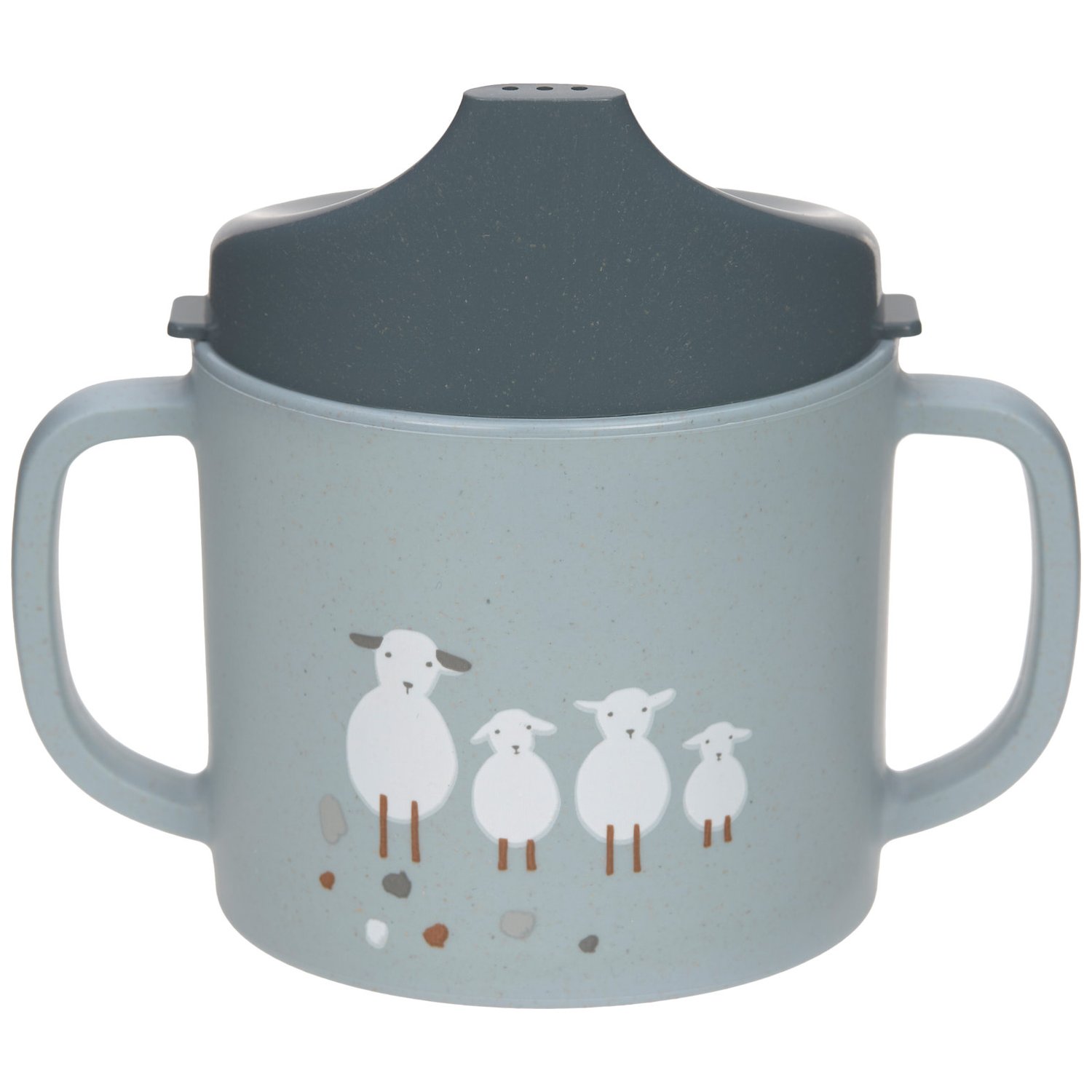 Tasse à bec Tiny Farmer mouton et oie bleue