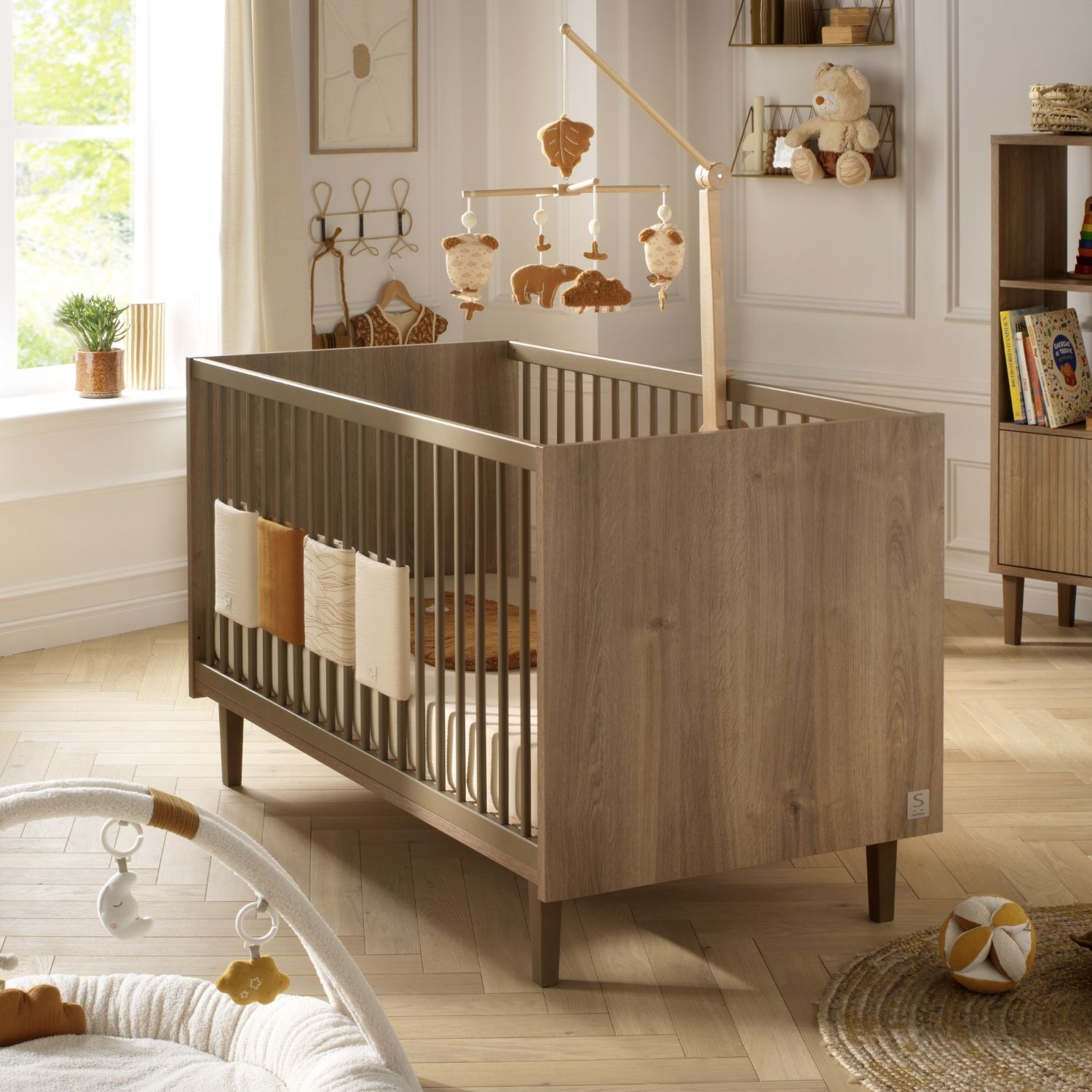 Lit évolutif Little Big Bed Mokka (70 x 140 cm) (Sauthon) - Image 1