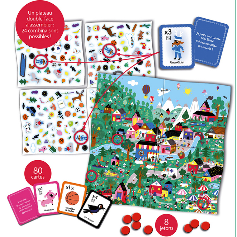 Jeu de société Cherche et trouve les couleurs