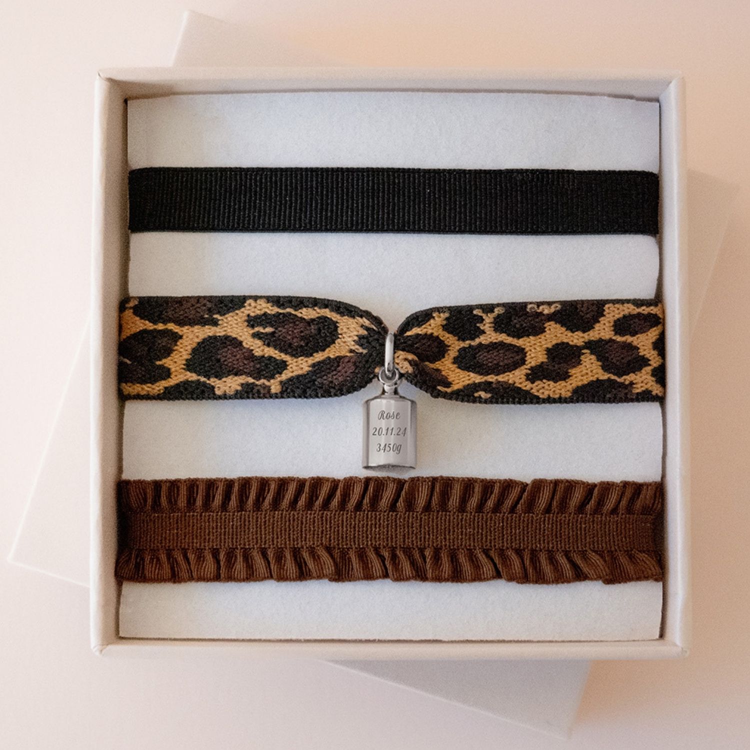 Coffret bracelets Léopard Mon Petit Poids (personnalisable) (Mon Petit Poids) - Image 1