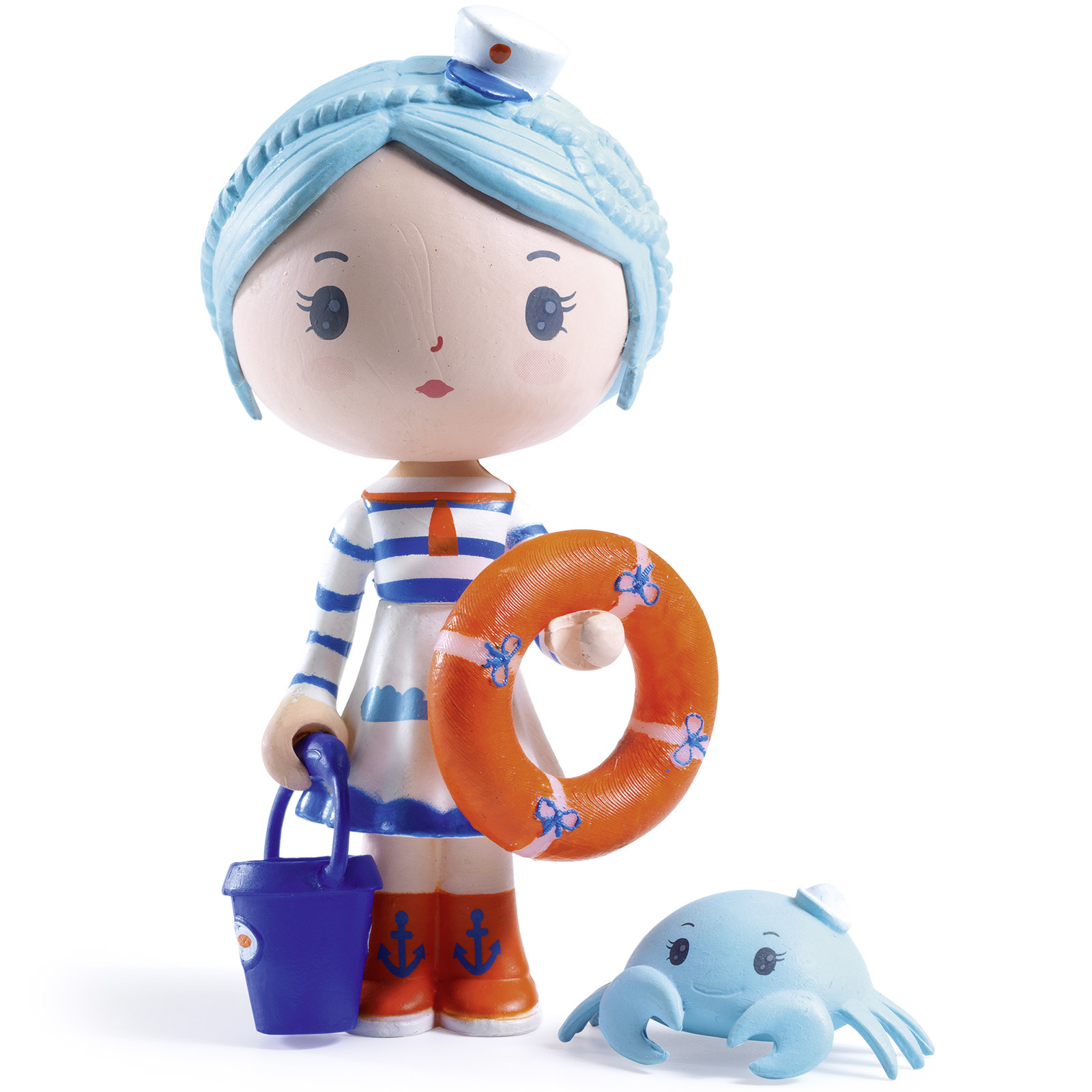 Figurine avec crabe Marinette et Scouic Tinyly