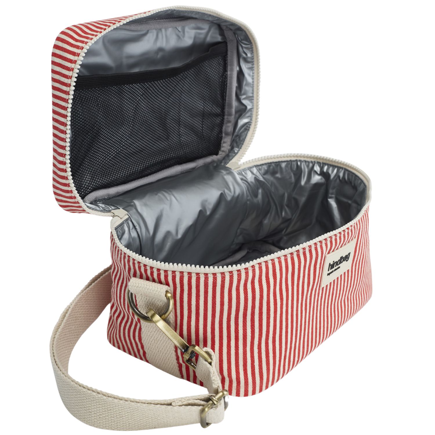 Lunch bag isotherme Igor Rayures Fines Rouge (Hindbag) - Image 5