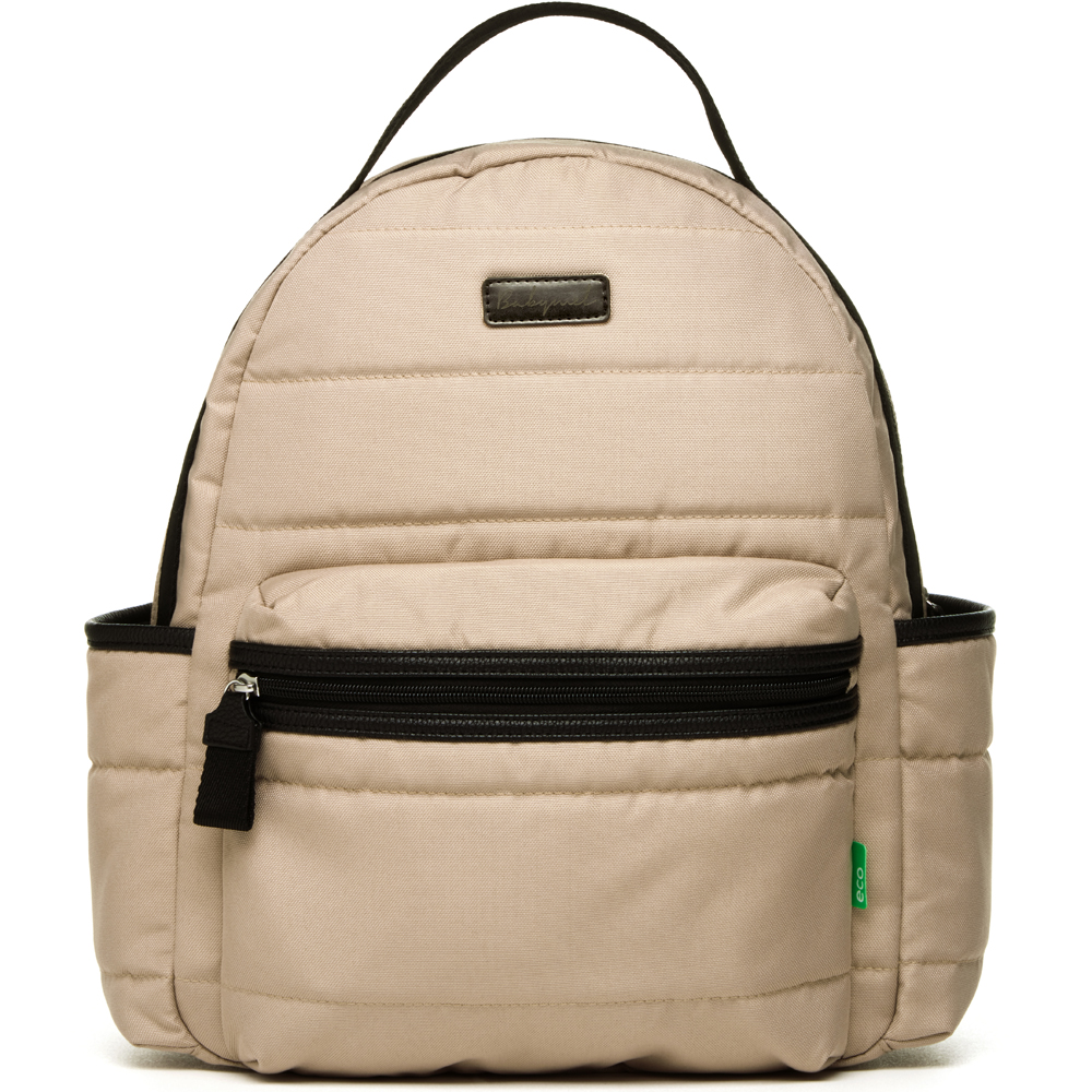 Sac à dos à langer Lola eco quilt beige (Babymel) - Image 1