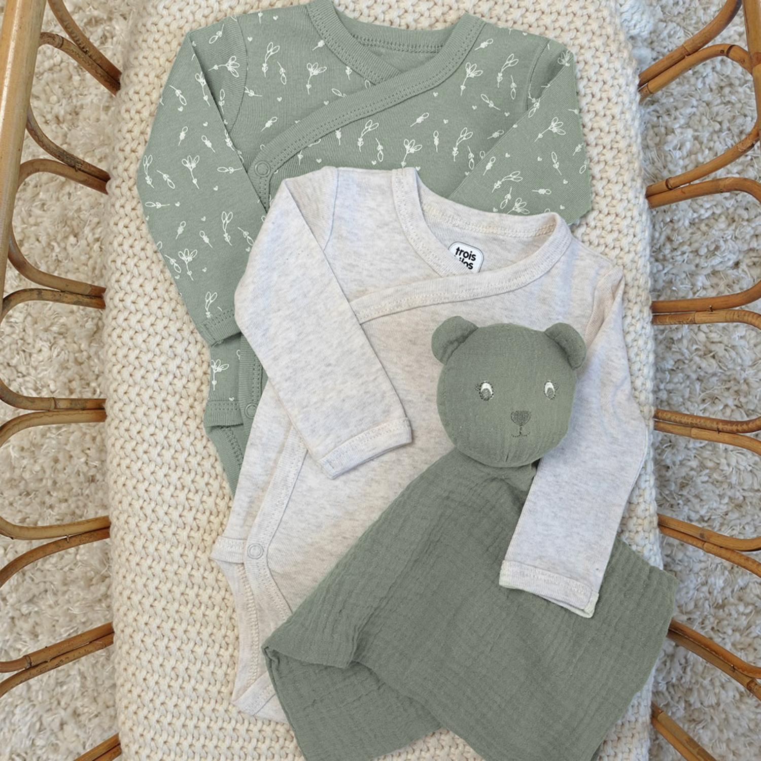 Doudou plat Ours Honey (Trois Kilos Sept) - Image 3